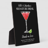 De Drink van de Berry PERSONALIZE DEZE Drink Plaqu Fotoplaat (Zijkant)