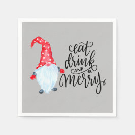 De Drink van de Eat van de Kerst is Merry Servet