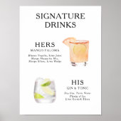 De Drink van de handtekening het Poster van het Ko (Voorkant)