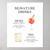 De Drink van de handtekening het Poster van het Ko (Voorkant)