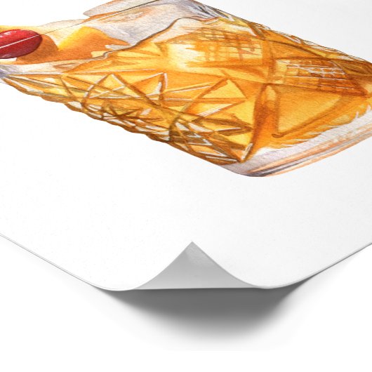 De Drink van de handtekening het Poster van het Ko (Hoek)