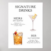 De Drink van de handtekening het Poster van het Ko (Voorkant)