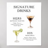 De Drink van de handtekening het Poster van het Ko (Voorkant)