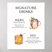 De Drink van de handtekening het Poster van het Ko (Voorkant)
