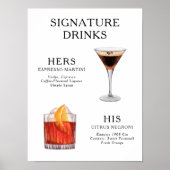 De Drink van de handtekening het Poster van het Ko (Voorkant)