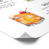 De Drink van de handtekening het Poster van het Ko (Hoek)