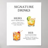 De Drink van de handtekening het Poster van het Ko (Voorkant)