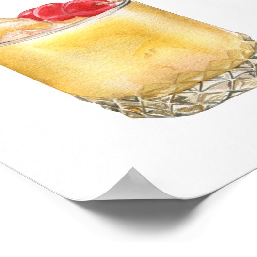 De Drink van de handtekening het Poster van het Ko (Hoek)