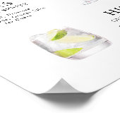 De Drink van de handtekening het Poster van het Ko (Hoek)