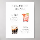 De Drink van de handtekening het Poster van het Ko (Voorkant)