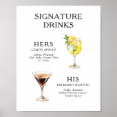 De Drink van de handtekening het Poster van het Ko (Voorkant)