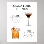 De Drink van de handtekening het Poster van het Ko (Voorkant)