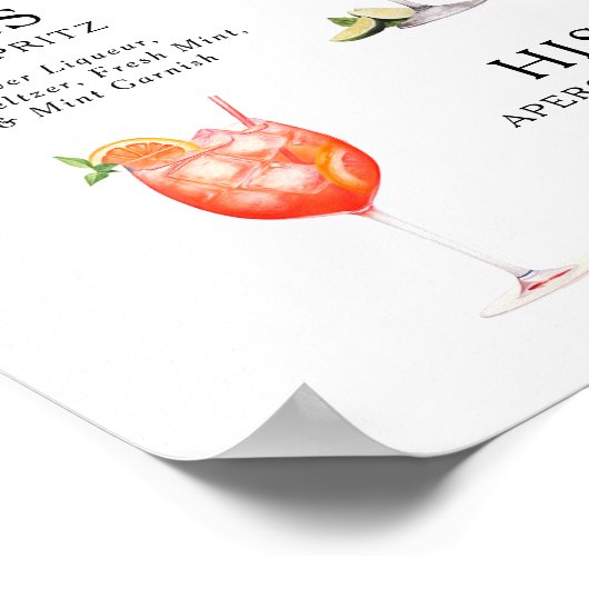 De Drink van de handtekening het Poster van het Ko (Hoek)