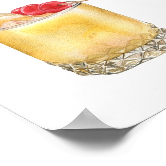 De Drink van de handtekening het Poster van het Ko (Hoek)