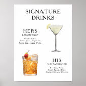 De Drink van de handtekening het Poster van het Ko (Voorkant)