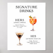 De Drink van de handtekening het Poster van het Ko (Voorkant)