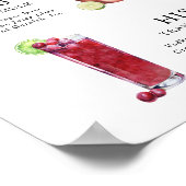 De Drink van de handtekening het Poster van het Ko (Hoek)