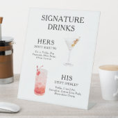 De Drink van de handtekening het Poster van het Ko Reclamebord Met Voetstuk (Insitu)