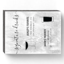 De Drink van de Handtekening van het huwelijk Cock