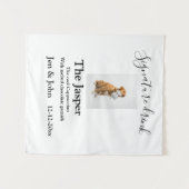 De drink van de handtekening voegt de tekst van he wandkleed (Voorkant (horizontaal))