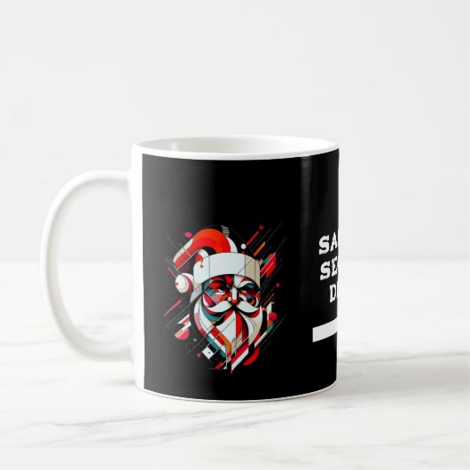 De Drink van de Kerstman - Personalized Funny Chri Koffiemok (Links)
