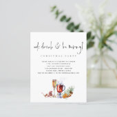 De Drink van het Eat van de begroting is het Merry (Staand voorkant)