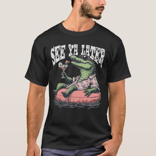 De Drink van het tropische afscheid van Gator T-shirt (Voorkant)