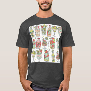 De Drinken van de Afbeeldingen van het Knip van de T-shirt