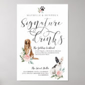 De Drinken van de Handtekening van de Waterverf va Poster (Voorkant)