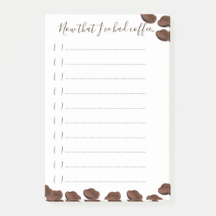 De Drinker van de Boon van de koffie aan-maakt van Post-it® Notes