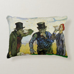 De Drinkers door Vincent van Gogh Accent Kussen