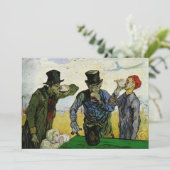 De Drinkers door Vincent van Gogh Kaart (Staand voorkant)