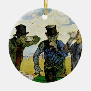 De Drinkers door Vincent van Gogh Keramisch Ornament