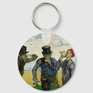De Drinkers door Vincent van Gogh Sleutelhanger
