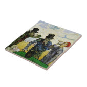 De Drinkers door Vincent van Gogh Tegeltje (Zijkant)
