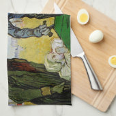 De Drinkers door Vincent van Gogh Theedoek (Quarter Fold)