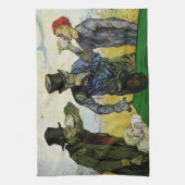 De Drinkers door Vincent van Gogh Theedoek (Verticaal)