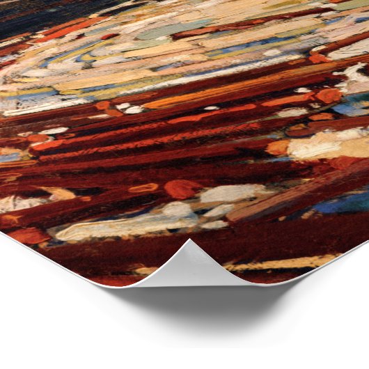 De drive van Tom Thomson Poster (Hoek)