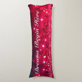 De dromen beginnen hier met de Sparkle Body Pillow Lichaamskussen (Voorkant Verticaal)