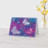 De "dromen de kaart nemen van vlucht" gelukwensen (Gele Bloem)