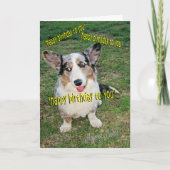 De Dromen van de Cake van Doggie Kaart (Voorkant)