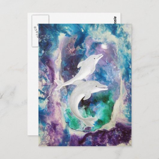 De Dromen van de dolfijn Briefkaart (Voorkant / Achterkant)