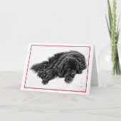 De Dromen van de winter Feestdagen Kaart (Voorkant)