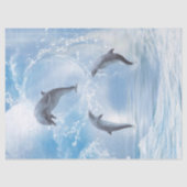 De dromen van dolfijnen tissuepapier (Voorkant)