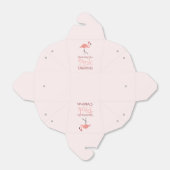 De dromen van een roze Kerstmis - Bedankdoosjes (Uitgevouwen)