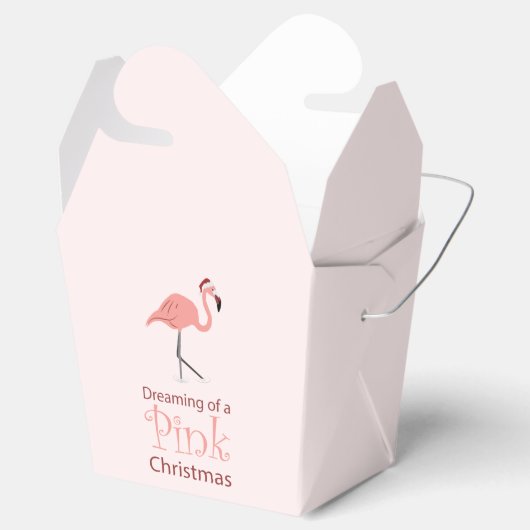 De dromen van een roze Kerstmis - Bedankdoosjes (Geopend)