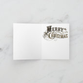 De Dromen van Kerstmis Feestdagen Kaart (Binnen)