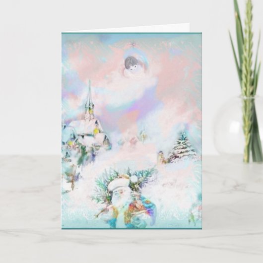 De Dromen van Kerstmis Feestdagen Kaart (Voorkant)