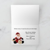 De Dromen van Kerstmis van het puppy Feestdagen Kaart (Binnen)