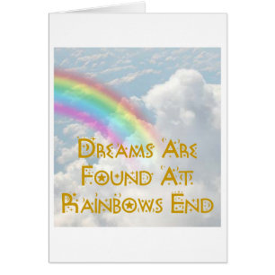 De dromen worden gevonden aan het eind van Rainbow